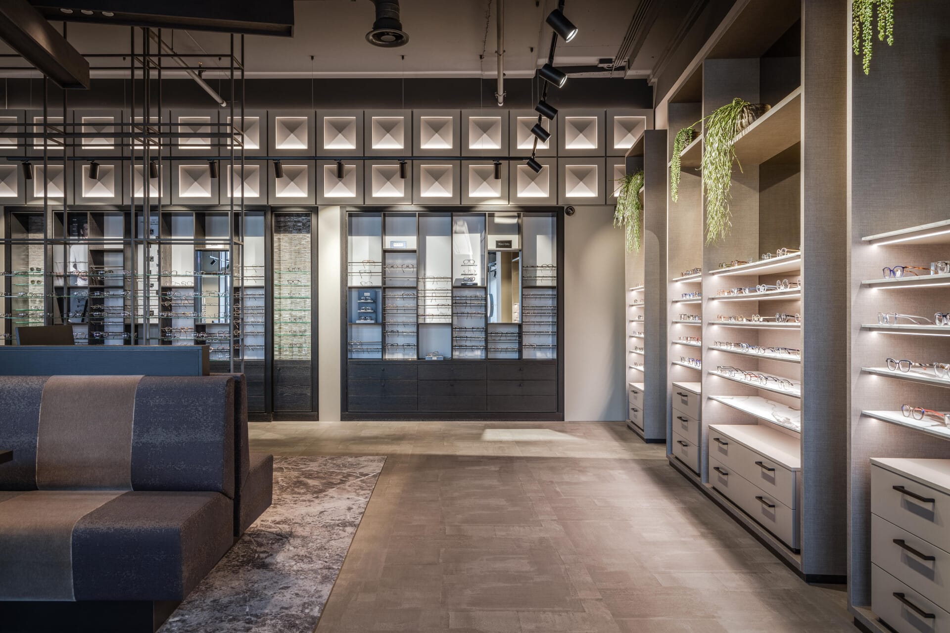Stijlvol winkelinterieur met Therdex Stone 10053 PVC tegels