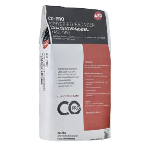 Co-Pro A30 Fast Dry anhydriet egalisatiemiddel voor PVC vloeren