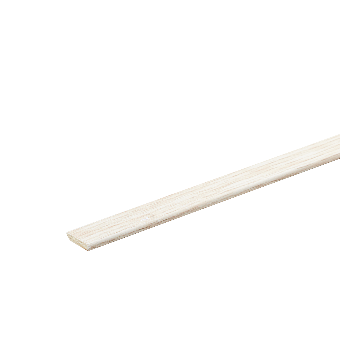 Plakplint eiken blank PVC plint — passend bij PVC vloeren