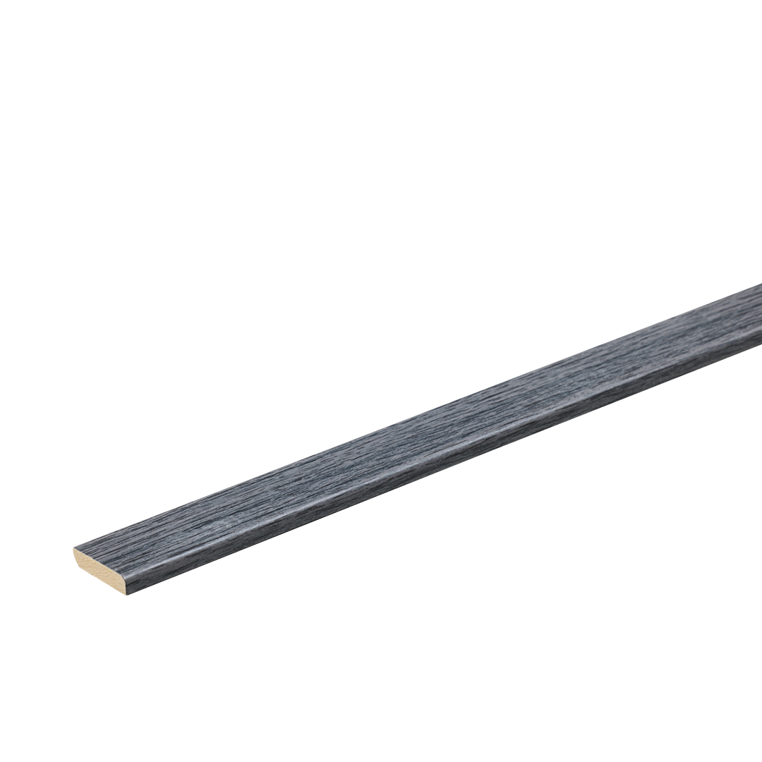 Plakplint eiken antraciet PVC plint — passend bij PVC vloeren
