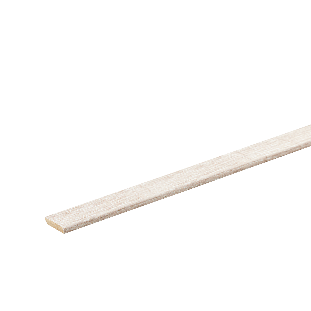 Plakplint eiken grijs ceruse PVC plint — passend bij PVC vloeren