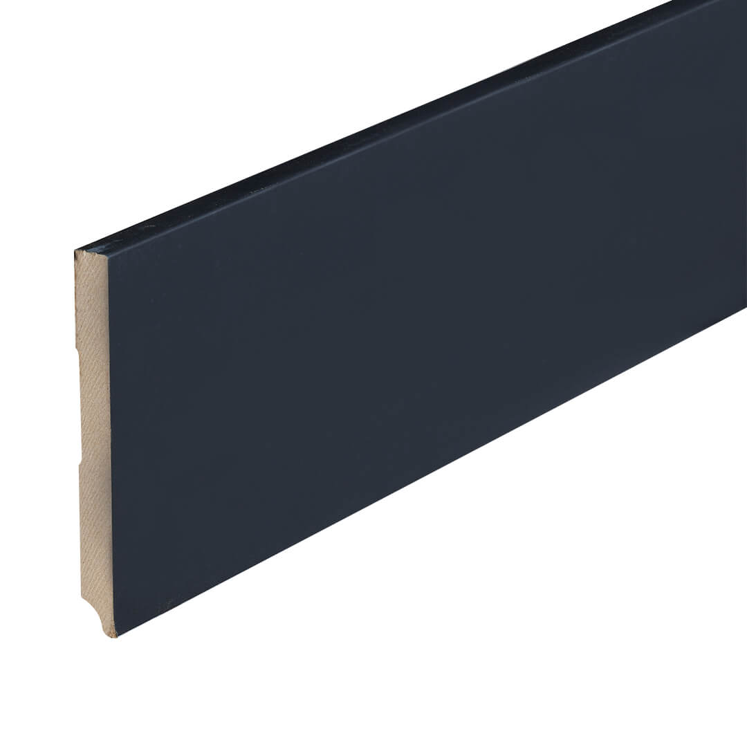 Folieplint amsterdam zwart 120×12 PVC plint — passend bij PVC vloeren
