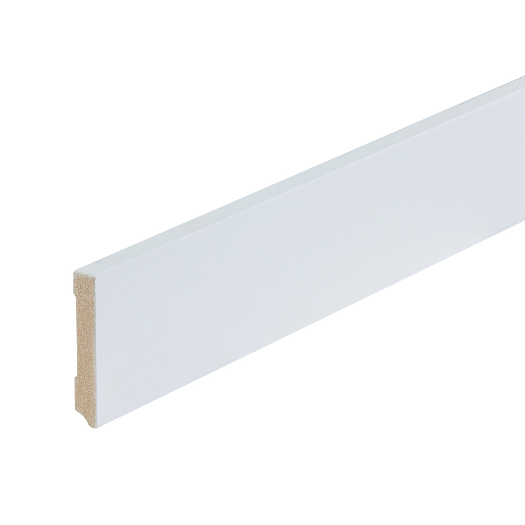 Gegronde plint amsterdam wit 70×12 PVC plint — passend bij PVC vloeren